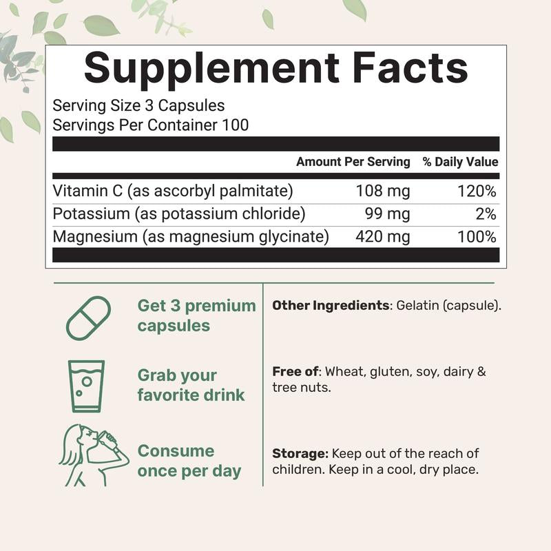 Mineralis Pure Potassium Magnesium Supplement